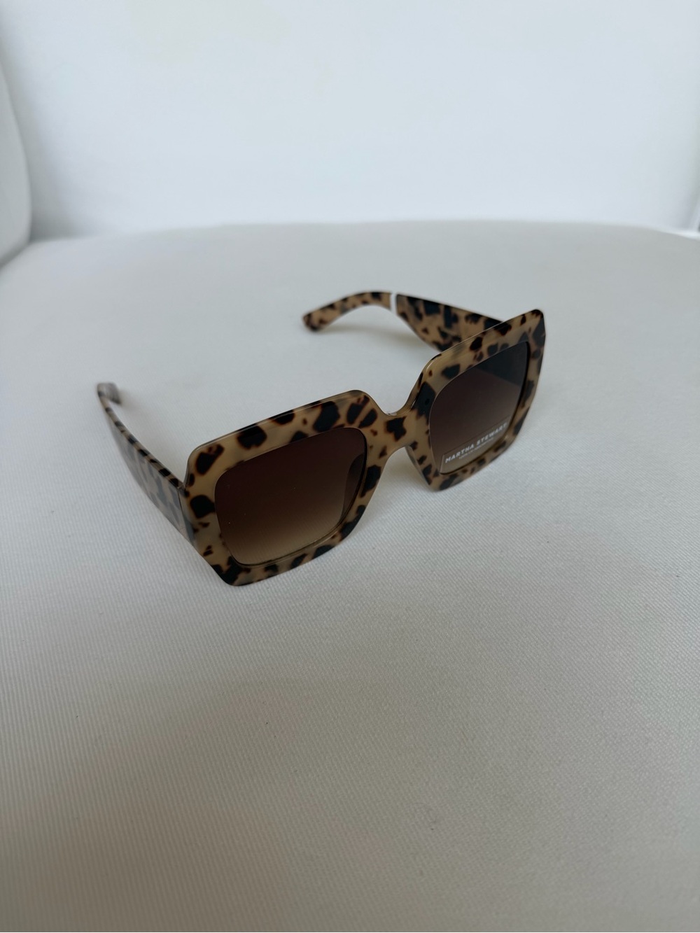 Martha Stewart Tortoiseshell Square Sunglasses - Brown Gradient